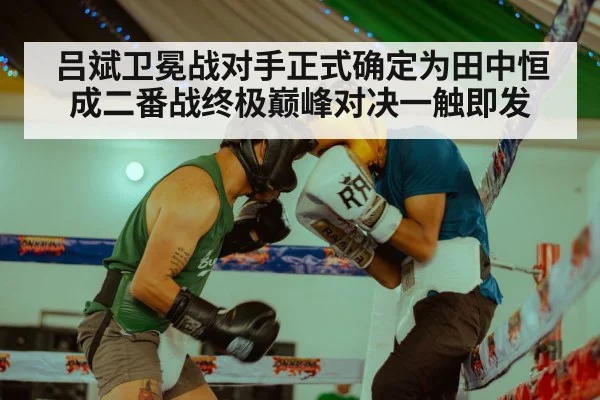 吕斌卫冕战对手正式确定为田中恒成二番战终极巅峰对决一触即发